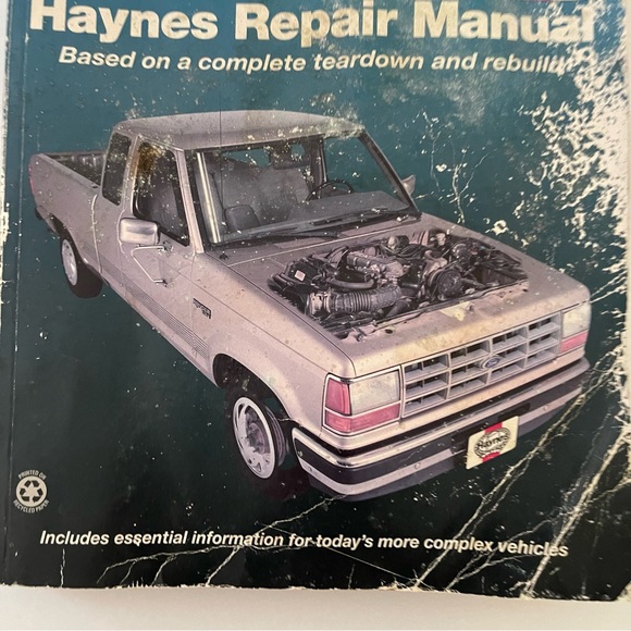 Ford Ranger Bronco II 1983 thru 1992 Haynes Automotive Repair Manual 36070 Gas - Picture 6 of 16